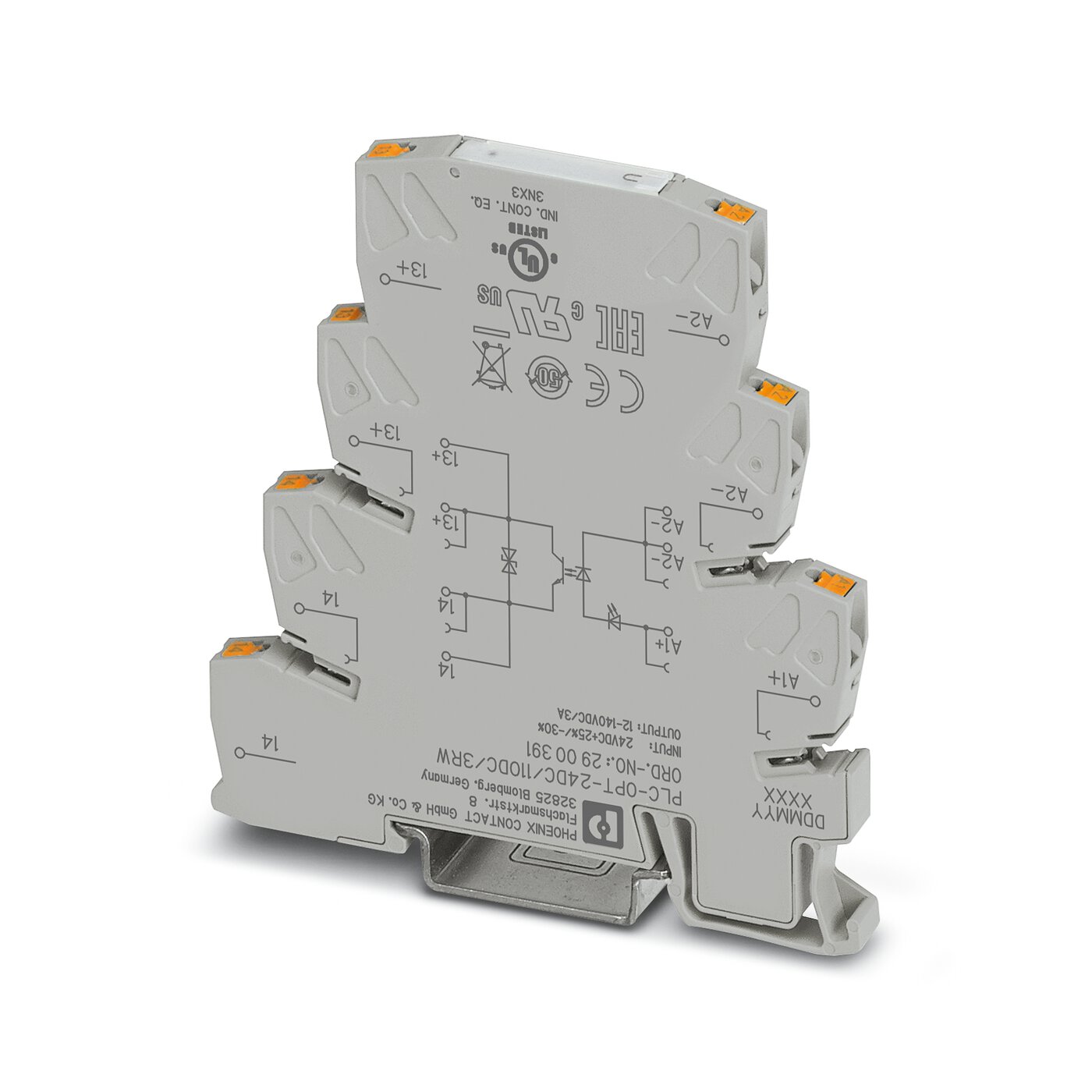 PLC-OPT- 24DC/110DC/3RW - Solid-state relay module - Apxson Technology ...